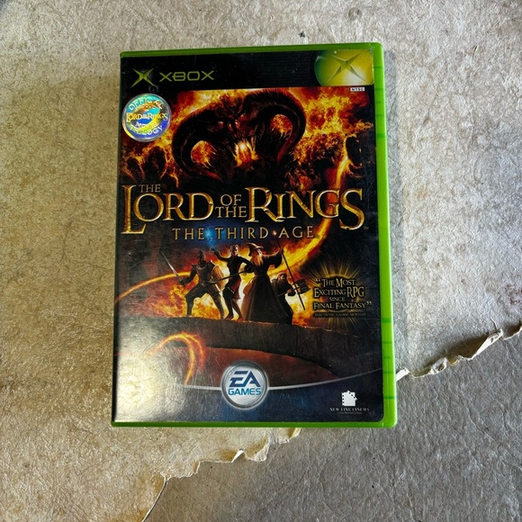 Vintage 2004 The Lord Of The Rings The Third Age XBox Game